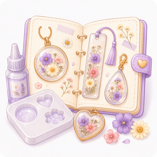 Pressed Flower Resin Projects