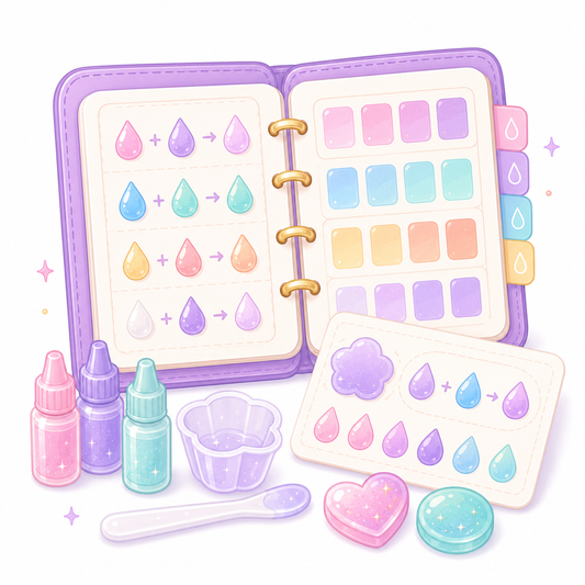 Resin Color Mixing Cards